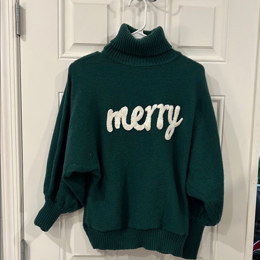Green Merry Women's Sweater